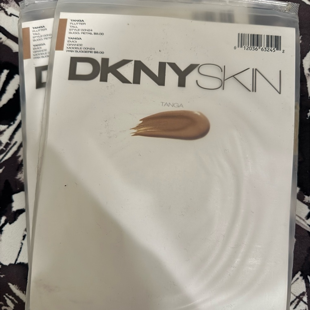 NWT DKNY Tanga Flutter hosiery. Size Tall. Lot of 2